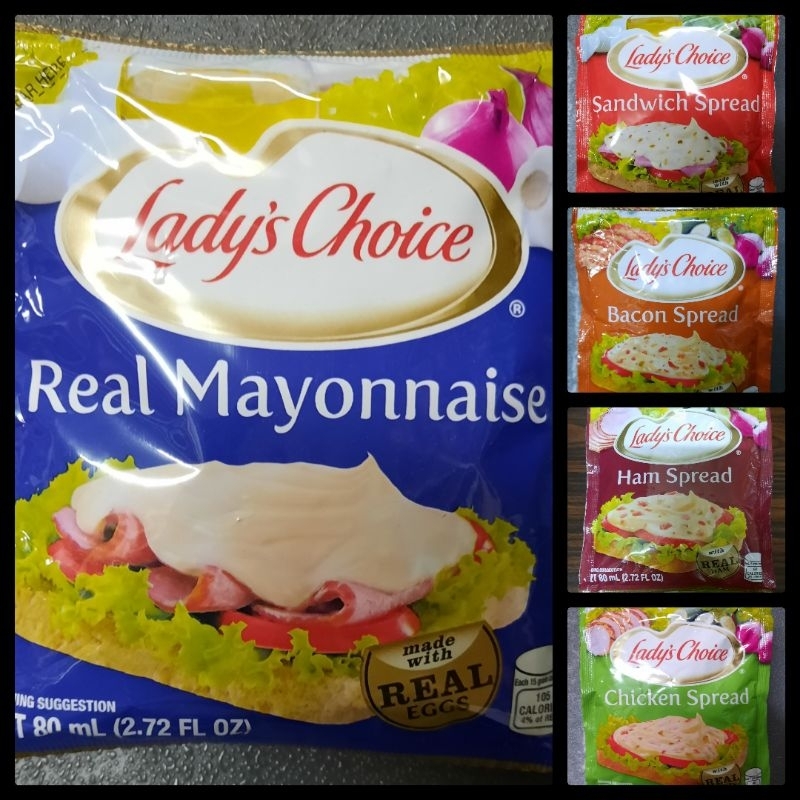 Lady's Choice Spread 80ml ( Chicken, Sandwich, Mayo, Bacon, Ham