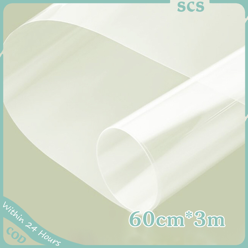 60*300cm Oil Proof Wall Stickers Clear Electrostatic Adsorption Kitchen