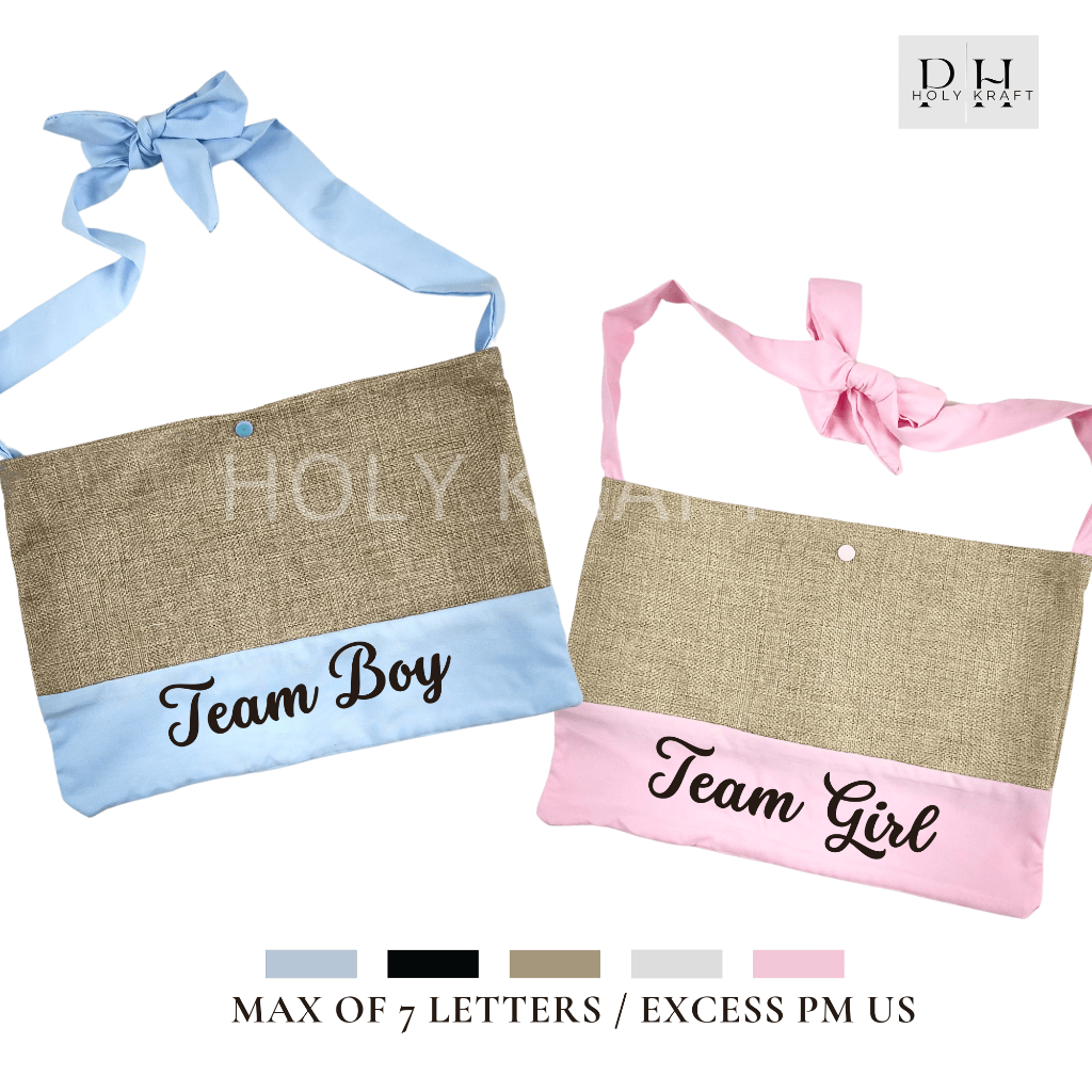 Customized Large EcoFriendly Jute & Cotton Carryall / Tote Bag / Party