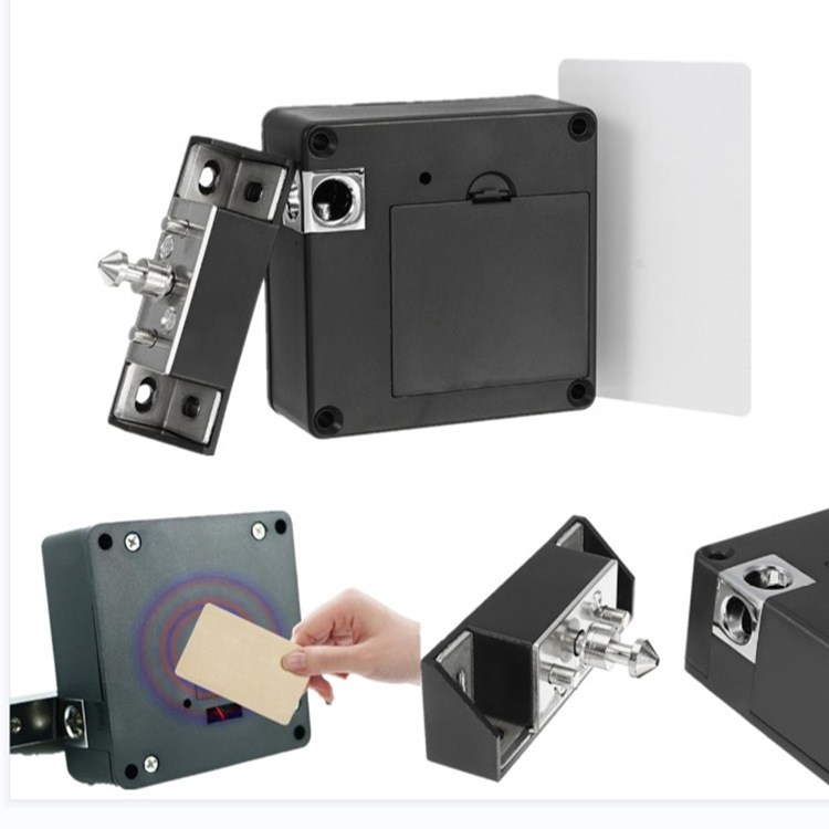 Sensor Cabinet Lock Smart Drawer Electronic RFID Door Lock No Punching ...