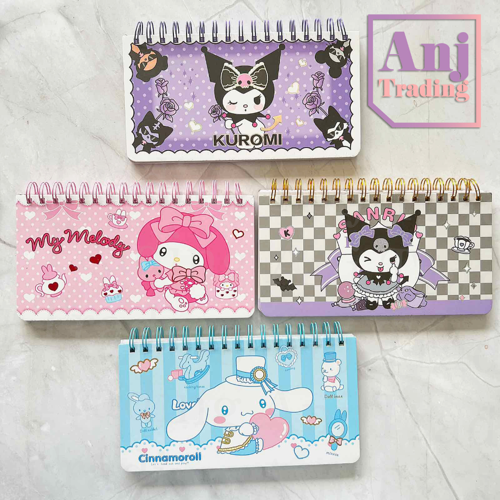 Sanrio Weekly Desk Planner Kuromi My Melody Cinnamoroll 60 Undated ...