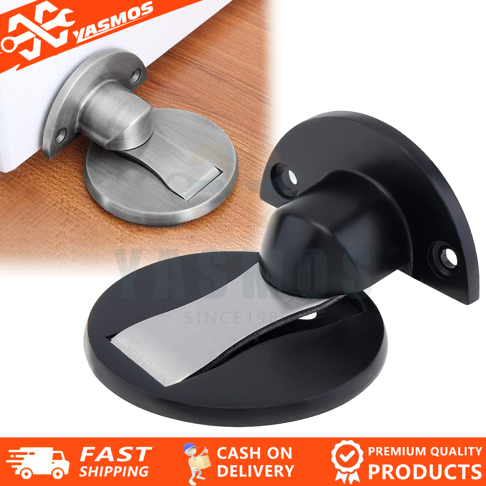 304 Stainless Door Stopper Hidden Metal Doorstop Gate Wall Protectors Shopee Philippines