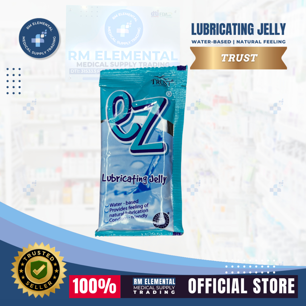 TRUST EZ Lubricating Jelly 10ml Sachet | Shopee Philippines