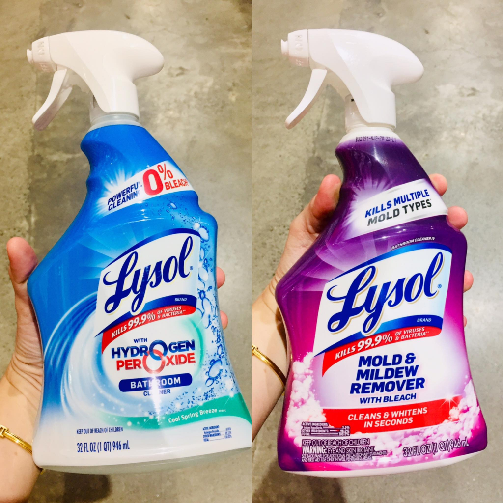 Lysol® Mold & Mildew Cleaning Remover w/ Bleach (32 oz Spray Bottles) -  Case of 12 —