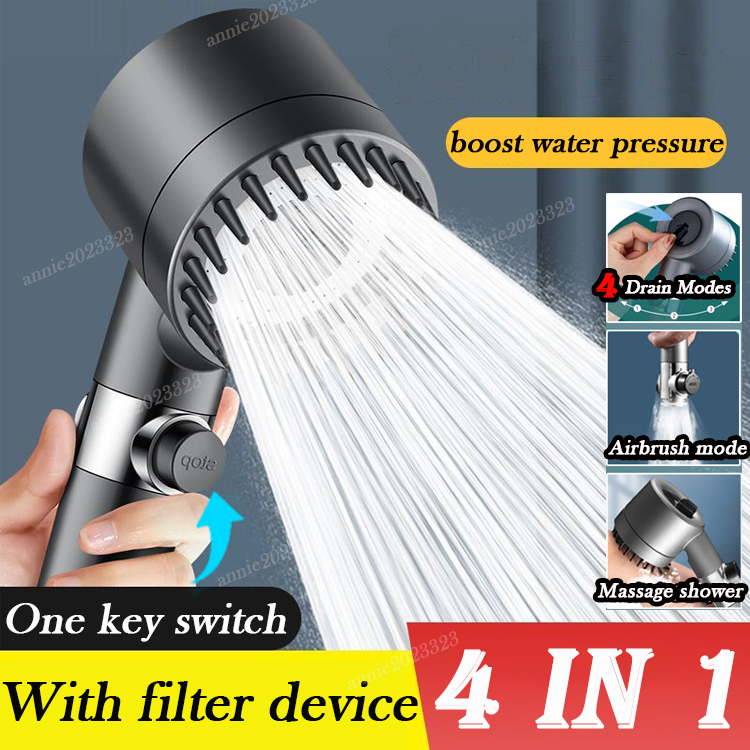 Super large water output shower head high pressure shower head