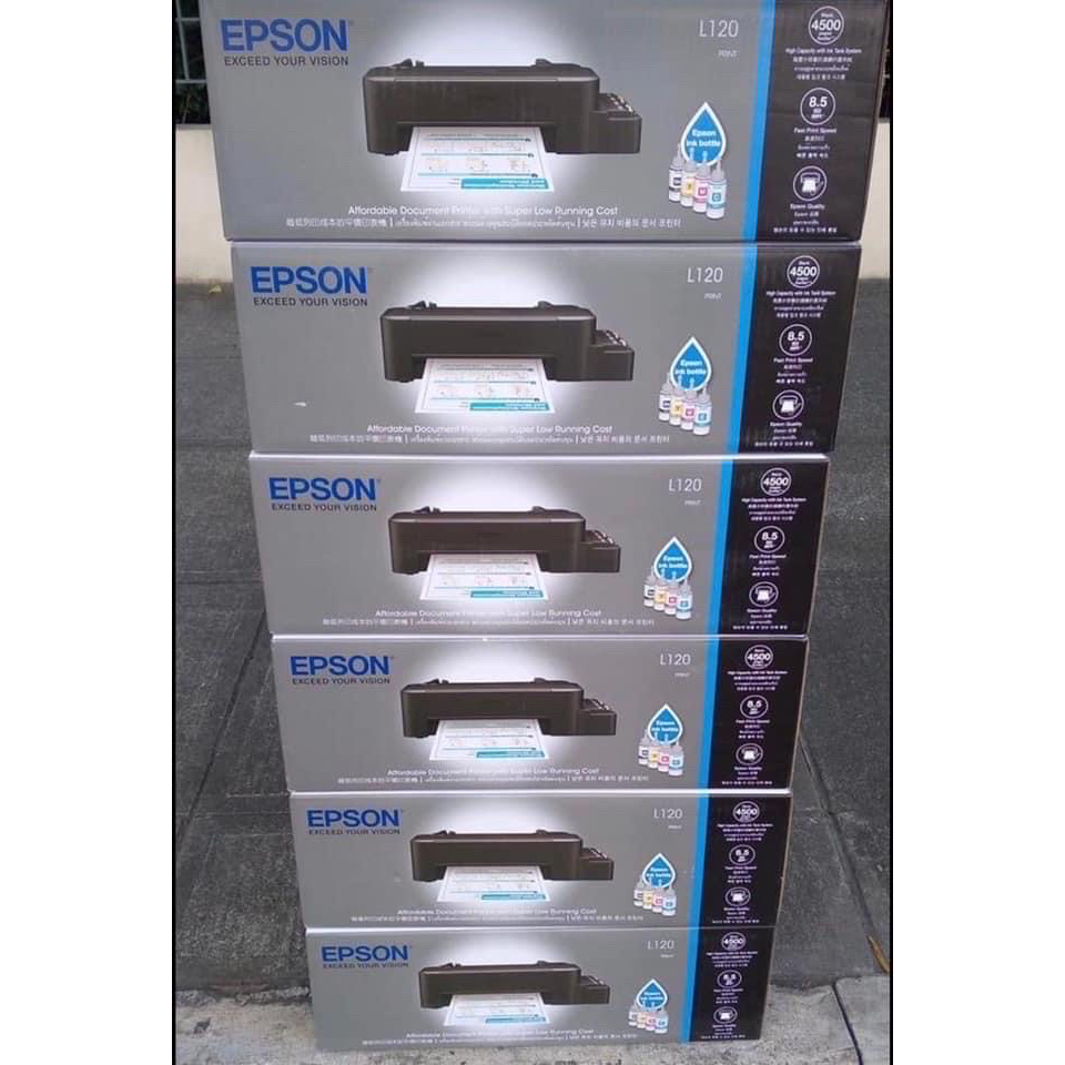 Brand New And Original Epson L120 Ecotank 3in1 Inkjet Printer With Free Inks Shopee Philippines 3785