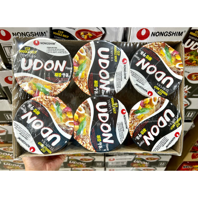 Nongshim Tempura Udon Cup Noodle Soup 6 x 62g Shopee Philippines