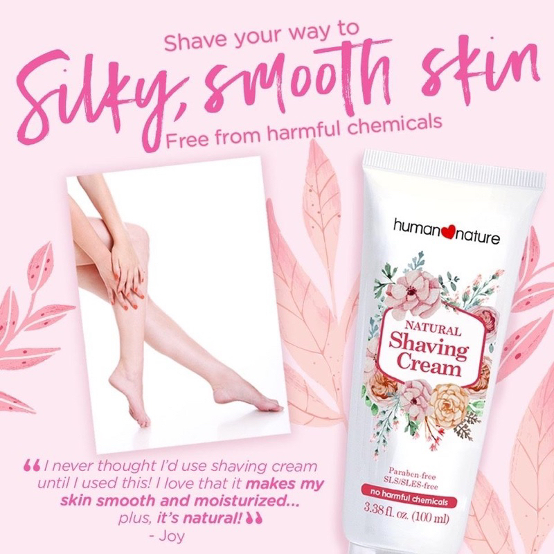 HUMAN NATURE Natural Shaving Cream Shopee Philippines