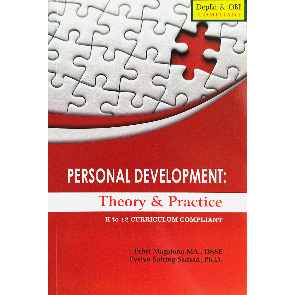 PERSONAL DEVELOPMENT: Theory and Practice K to 12 - Ethel Magalona ...