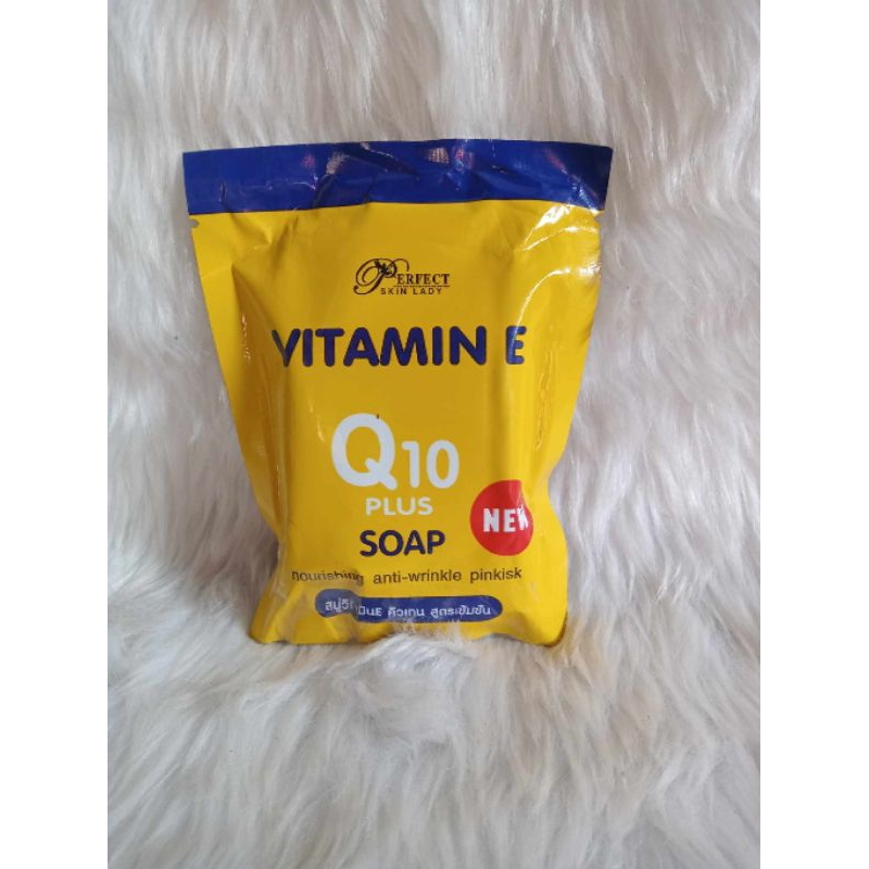 SALE!! 50off PERFECT SKIN LADY VITAMIN E Q10 PLUS SOAP.(80 g) Shopee