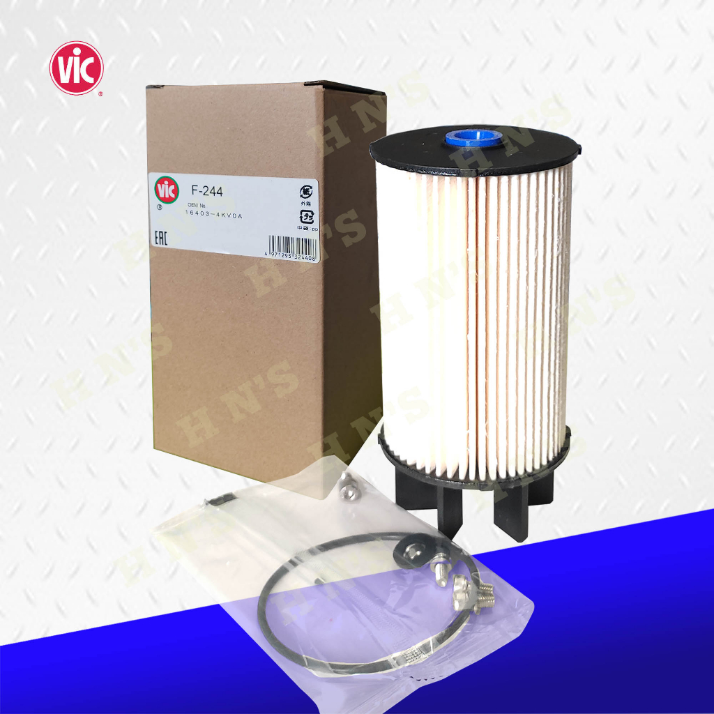 VIC Fuel Filter F244 for Nissan Navara NP300, Terra ( 2014 up