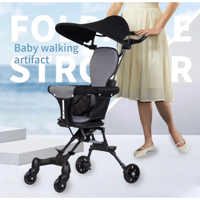New Twoway Baby Stroller Foldable and lightweight Prams Baby Travel