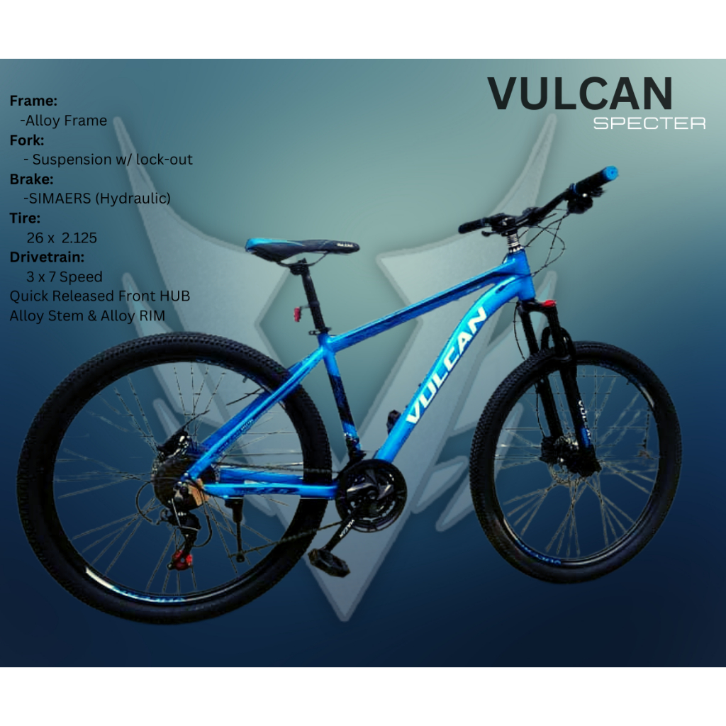 MTB 26er Alloy Bicycle Vulcan Hydraulic brake Shopee Philippines