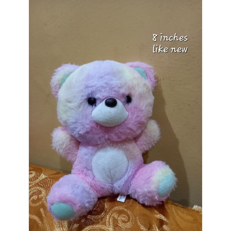 Daiso Colorful bear preloved stuffed toys Shopee Philippines