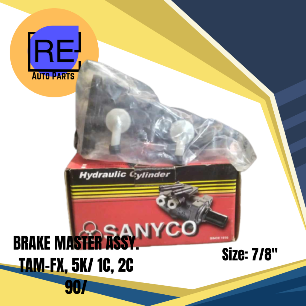 BRAKE MASTER ASSEMBLY for TAMARAW FX 5K/ 1C, 2C 90/ 7/8" w/o RESERVOIR Shopee Philippines