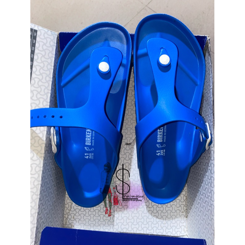 Birkenstock gizeh eva scuba blue hot sale