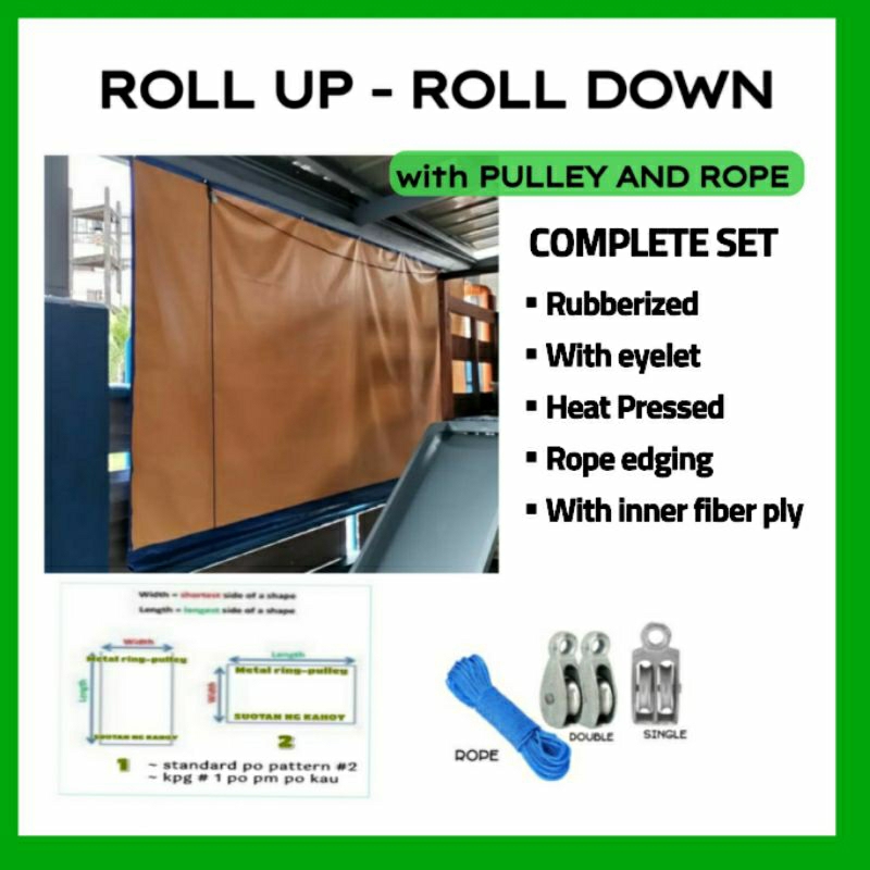 ROLL UP ROLL DOWN with PULLEY & ROPE ORIGINAL MAYAMA LOWEST PRICE ...