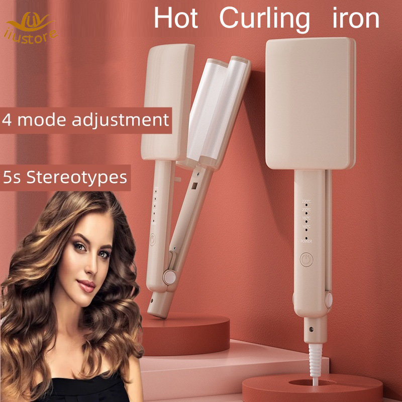 Hair curler hair curling iron fast heating big waves curling irons wands lazy styling tools Shopee Philippines