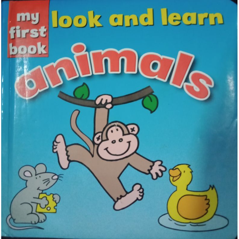My First Book Animals Look and Learn 37S F | Shopee Philippines