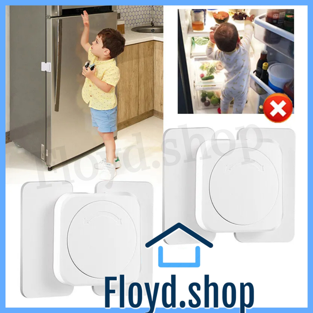 FLOYD.SHOP Kids Cabinet Safety Locks Mini Refrigerator Lock With Strong ...