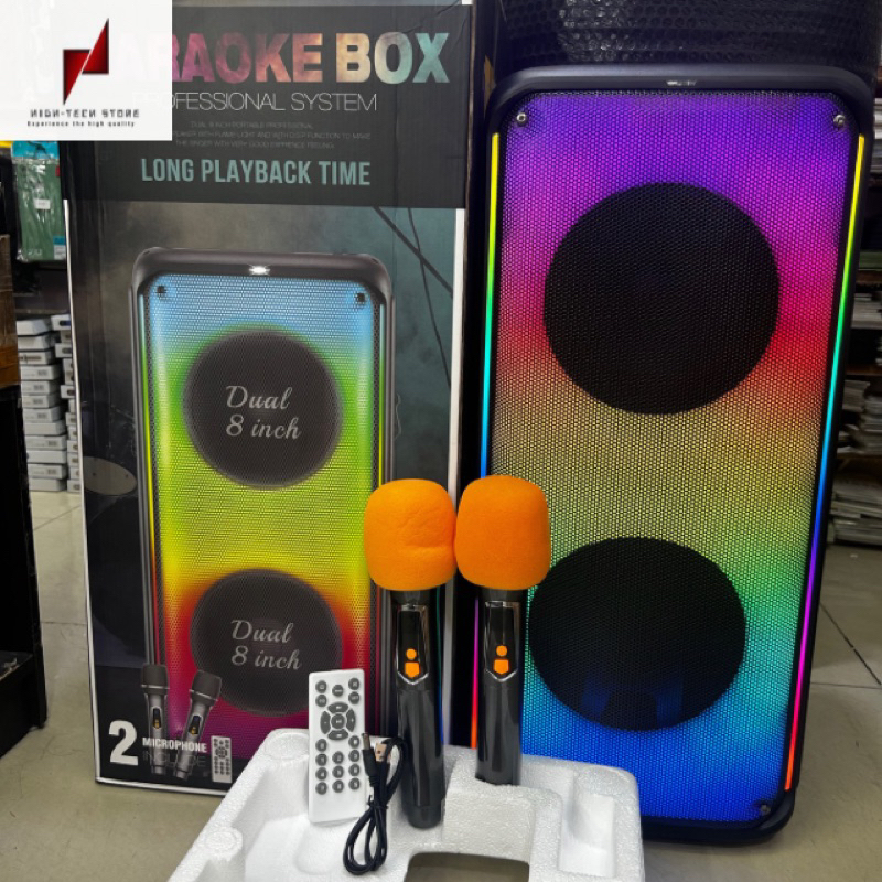 New Bts Brodu Bluetooth Karaoke Speaker With Free Dual Digital Rechargeable Wireless