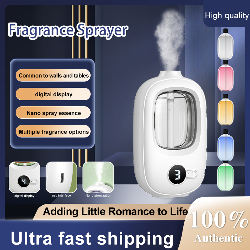 Digital Display Rechargeable Fragrance Machine Automatic Aroma Diffuser ...
