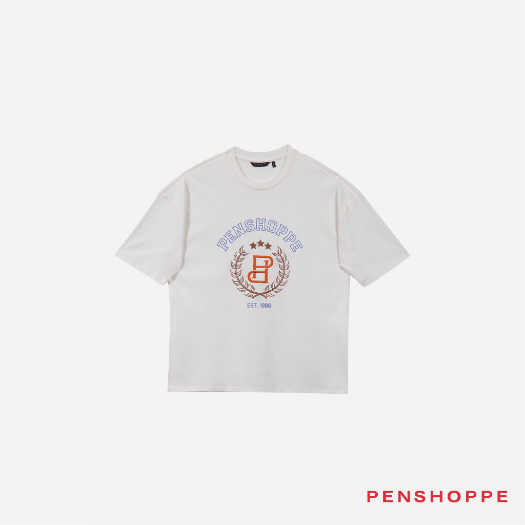 Penshoppe Oversized Fit T-Shirt With Penshoppe Graphic Print For Men ...