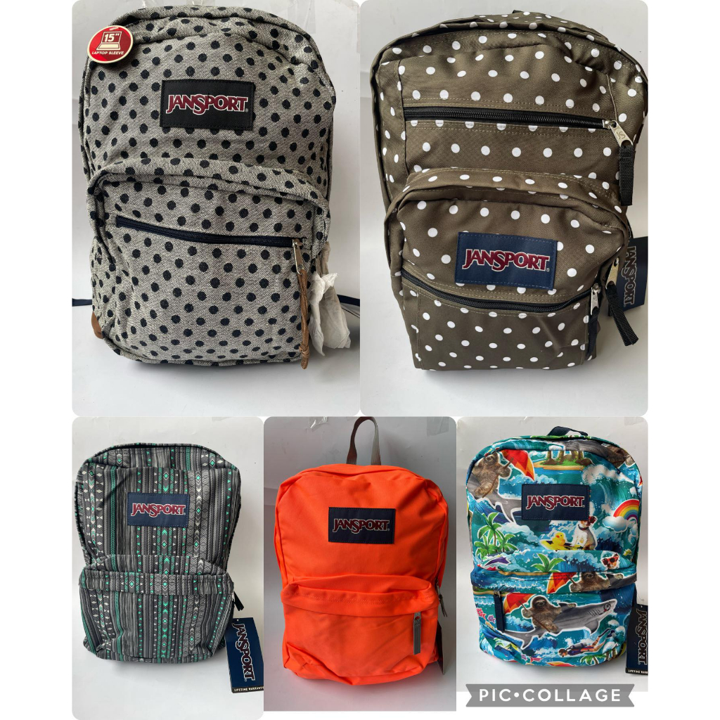 Jansport polka dot outlet backpack