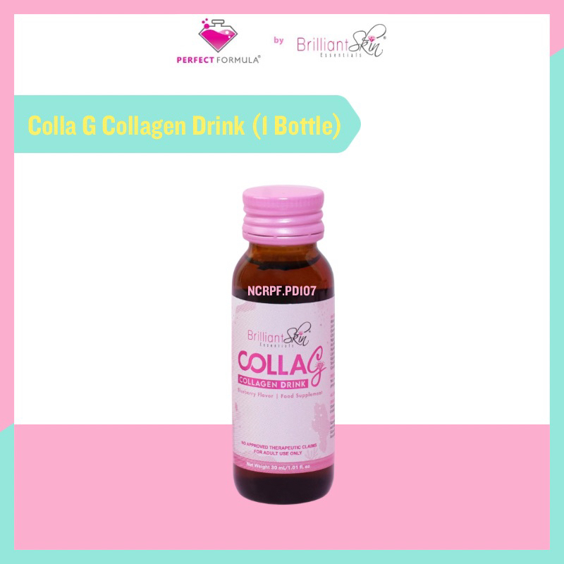 Brilliant Colla G Collagen Drink Trial 1 Bottle | Shopee Philippines