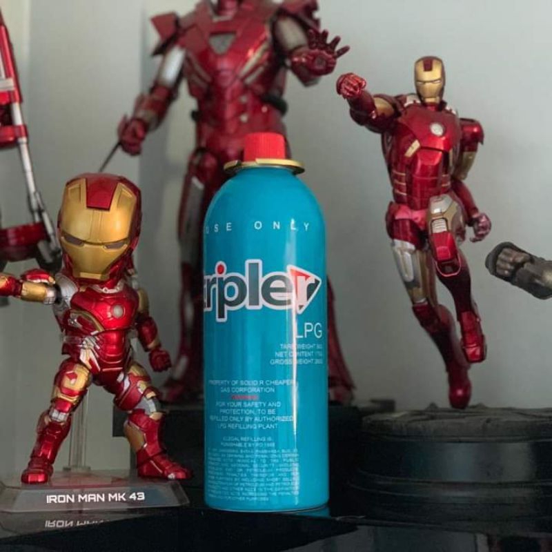 TRIPLER BUTANE GAS (Refillable Aluminum Canister) Shopee Philippines