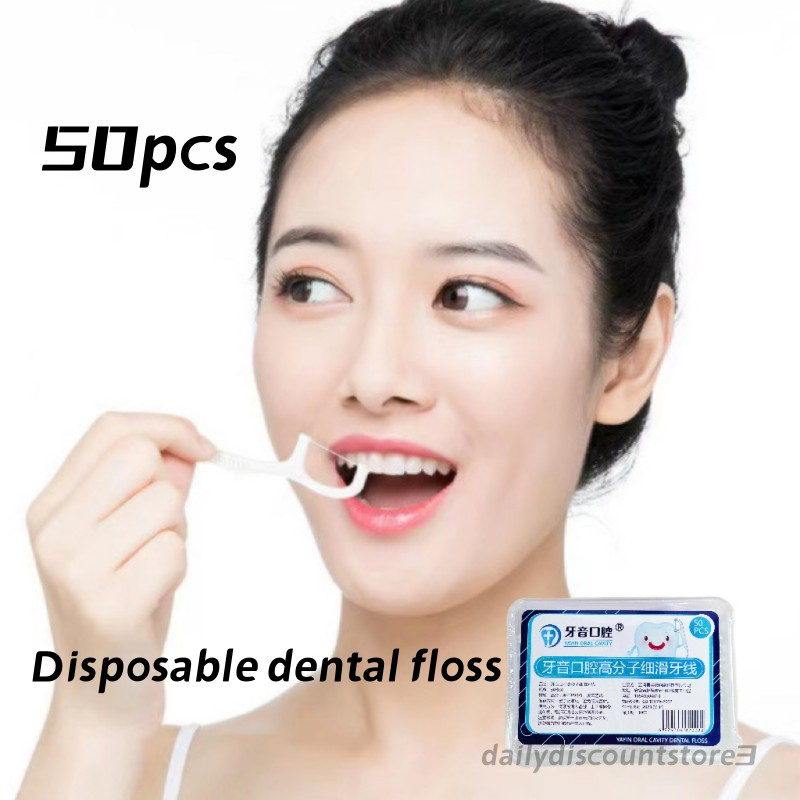 Pcs Set Teeth Toothpicks Stick Dental Floss Flosser Picks Tooth Clean Oral Care Shopee