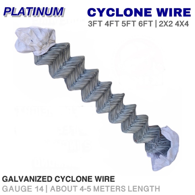 Per Roll 14 CYCLONE WIRE Makapal Bakod 3ft 4ft 5ft 6ft