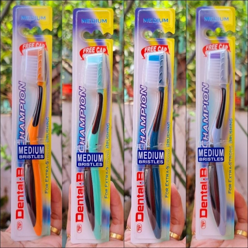 TVP DENTAL - B CHAMPION ADULT MEDIUM TOOTHBRUSH | Shopee Philippines