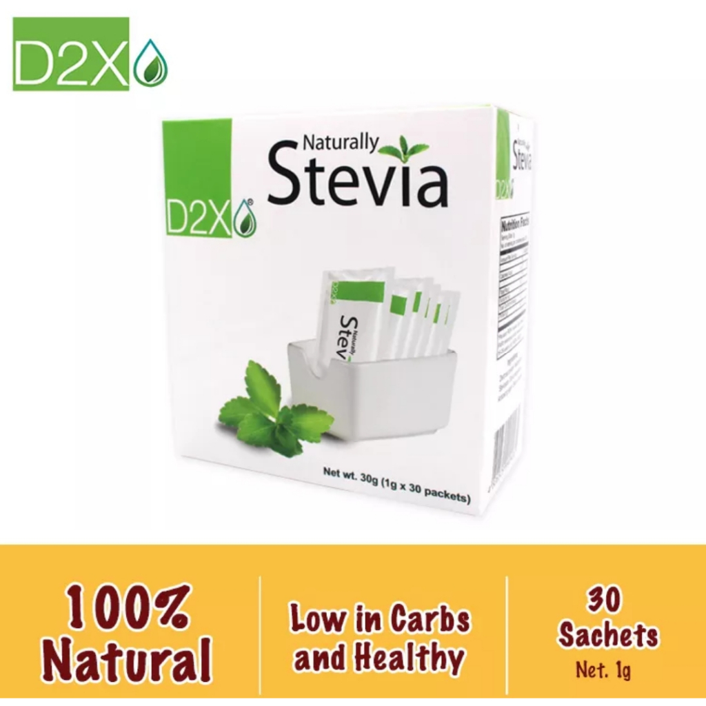 D2X Naturally Stevia (1g x 30 sachets) Shopee Philippines