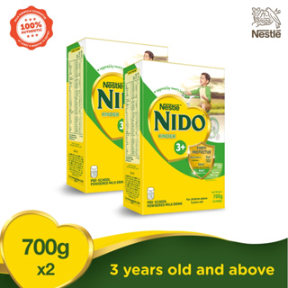 Nido 3+ Powdered Milk Drink For Pre-Schoolers Above 3 Years Old 1.4Kg [700G X 2]