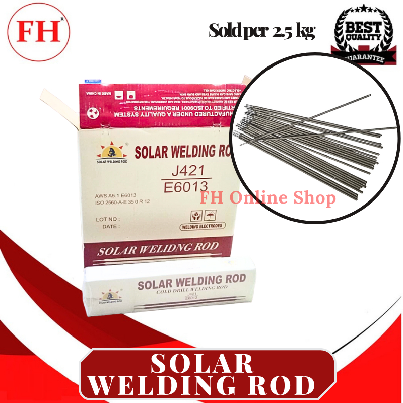 Solar Welding Rod Cold Drill Welding Rod 2.5kg J421/E6013 Shopee Philippines