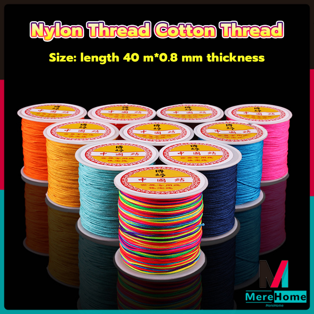 Nylon Thread Cotton Thread String DIY Beaded Braided Bracelet Jewelry ...