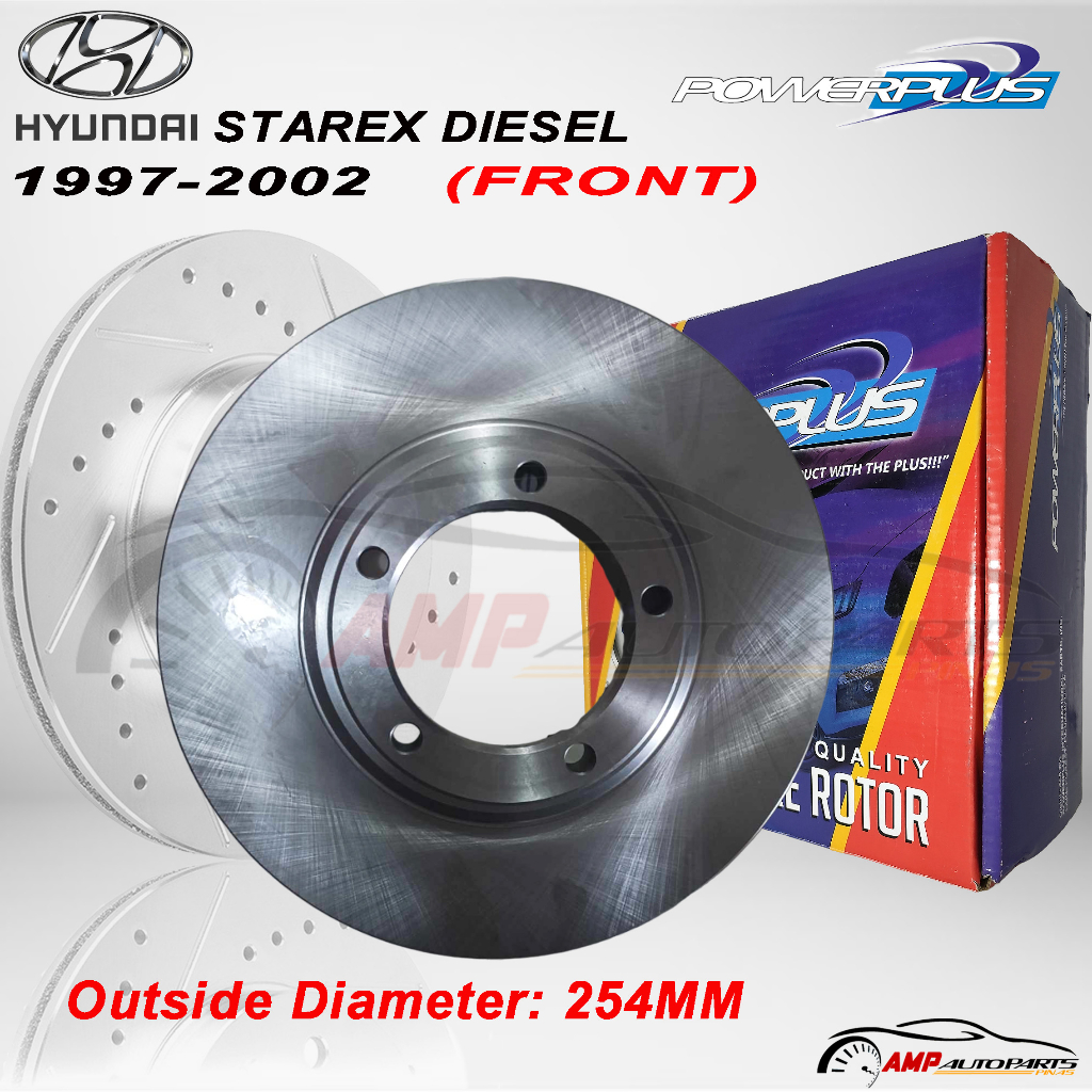 Brake Disc Rotor (FRONT) for HYUNDAI STAREX DIESEL/MITSUBISHI SPACEGEAR ...