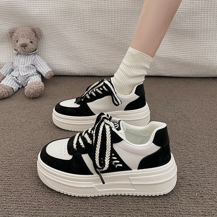 2023 new women's trendy sports shoes thicksoled comfortable running