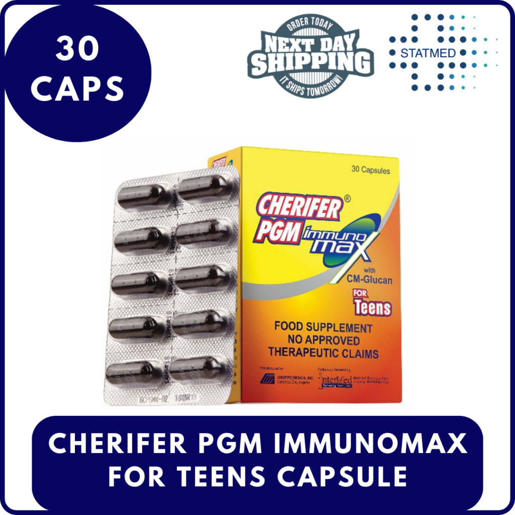 Cherifer PGM Immunomax Capsule [10, 20, & 30 capsules] Shopee Philippines