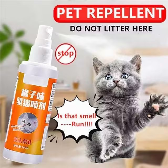 Pets Repellent Spray Cats Dogs Keep Off Training Spray Prevent Random