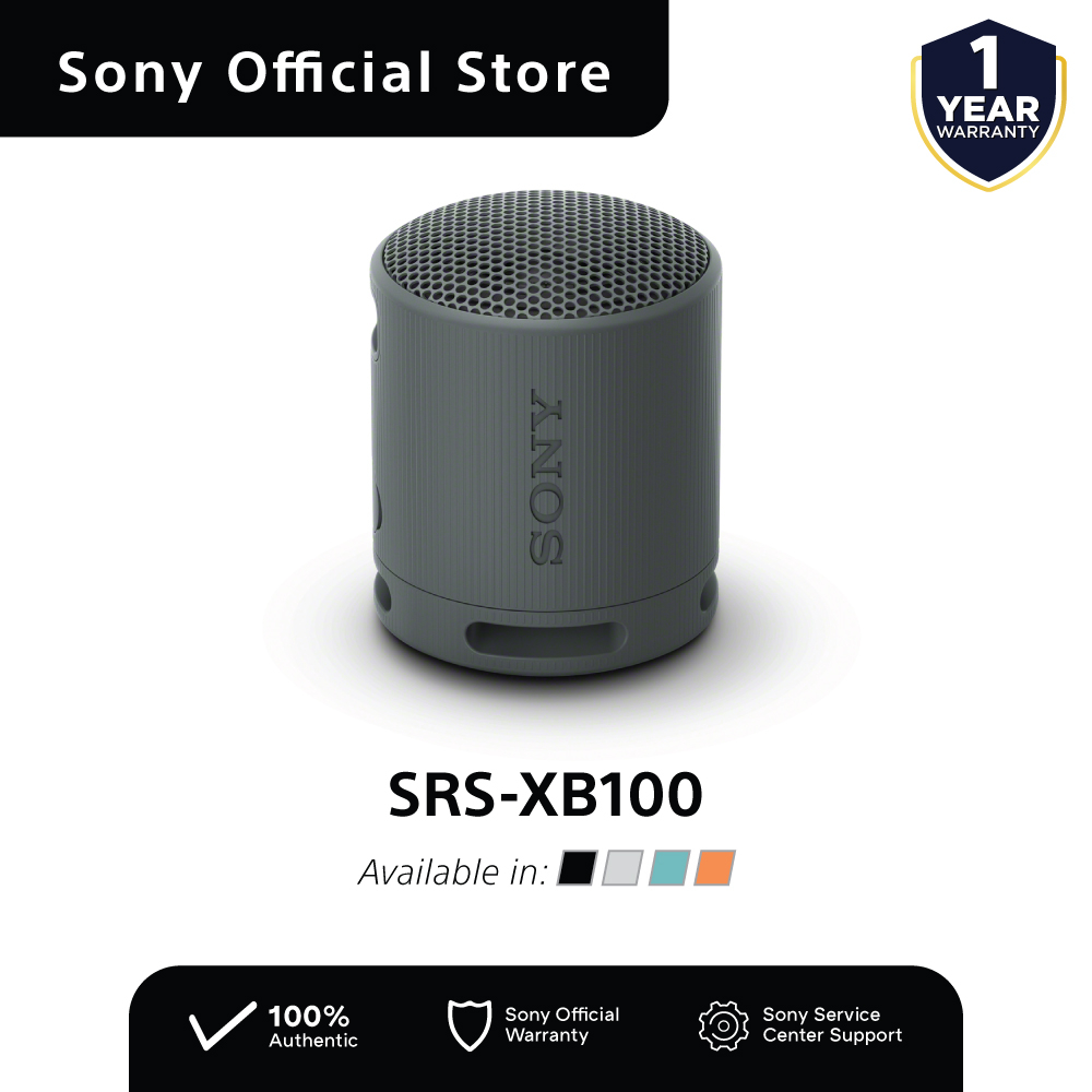SONY SRSXB100 Portable Bluetooth Speaker Shopee Philippines