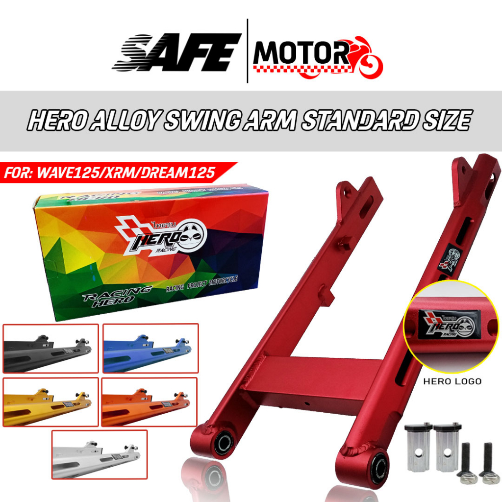 HERO ALLOY LIGHTEN SWING ARM STANDARD SIZE WAVE125/XRM/DREAM125 MADE IN