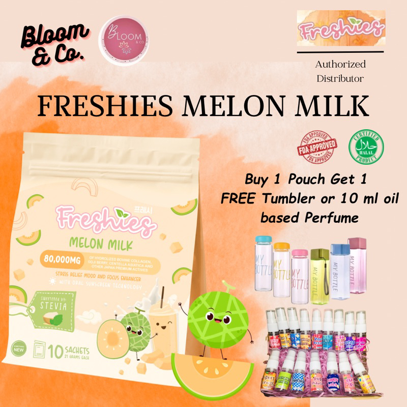 Freshies Melon Collagen Drink by Juju Glow (New Flavor) | Shopee ...