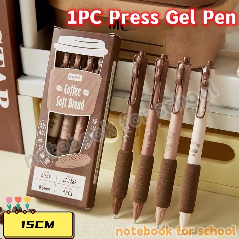1PC Cute Press Gel Pen Black Ink Sign Pen Ballpoint Pens Writing Pen ...