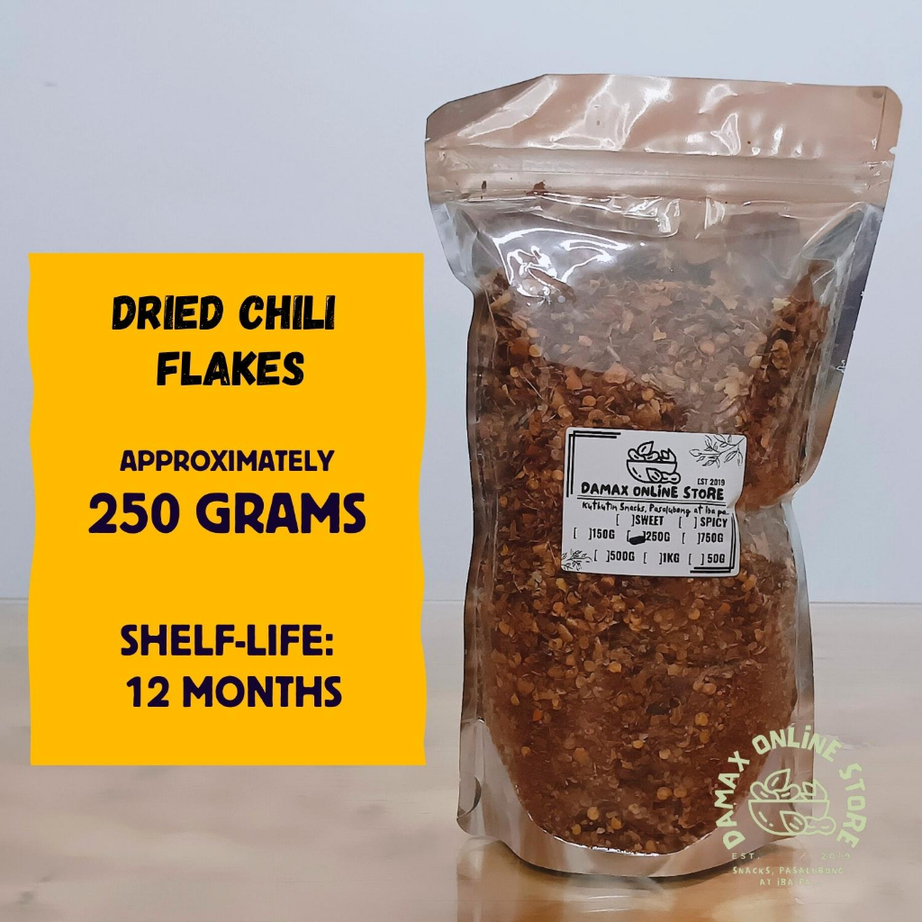 Dried Chili Flakes Condiments, Cooking Essentials Seasonings | Shopee ...