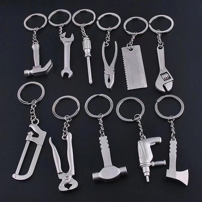 Creative Mini Tools Keychain for Men Durable Alloy Wrench Pliers Key ...