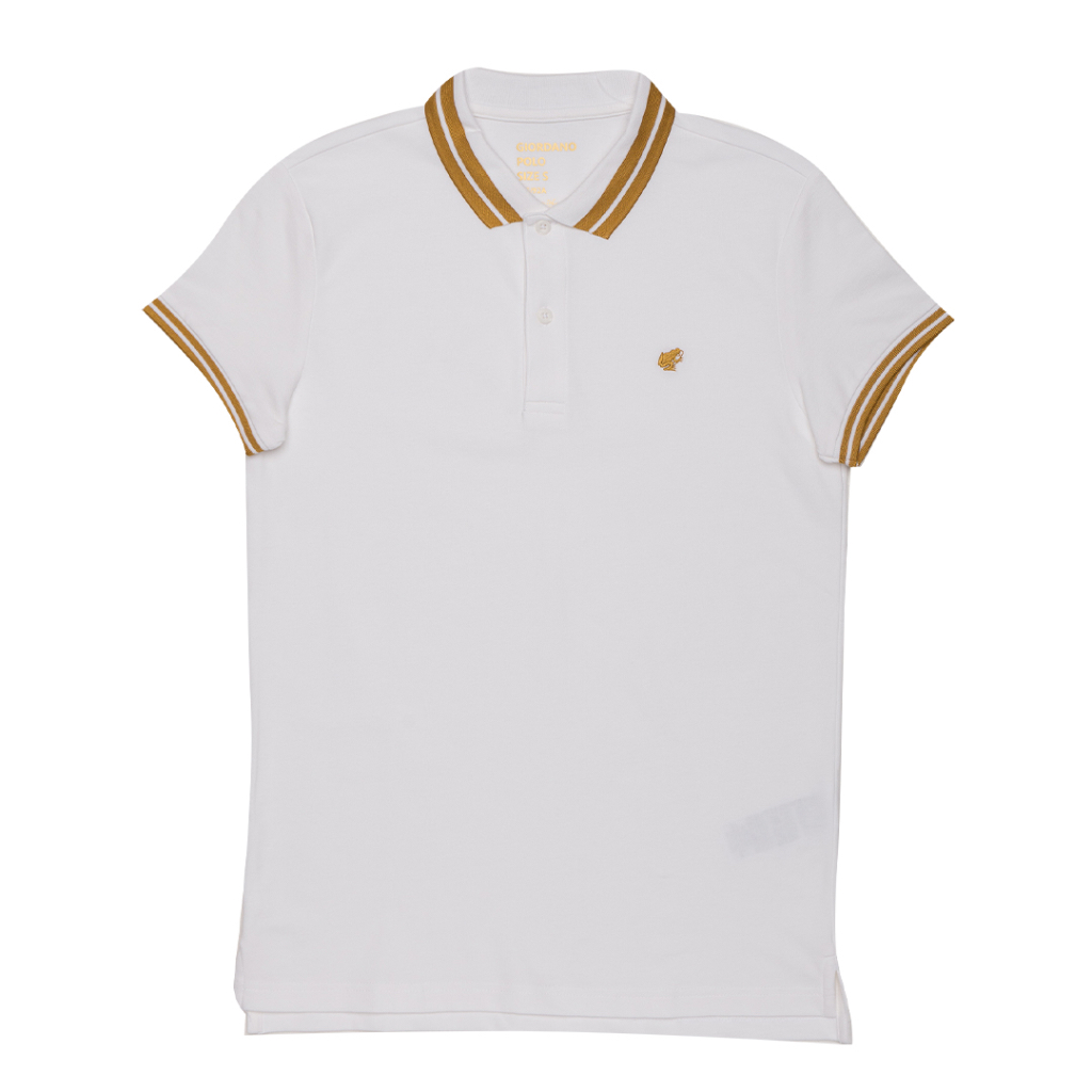 Giordano white polo clearance shirt