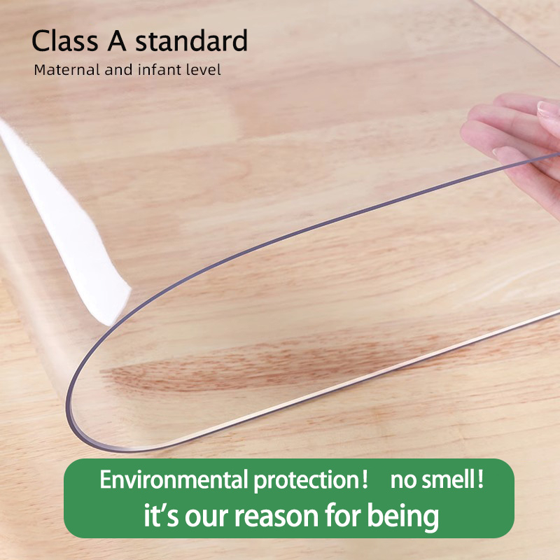 412 Seater PVC Tablecloth Transparent Rectangular Heat Resistant