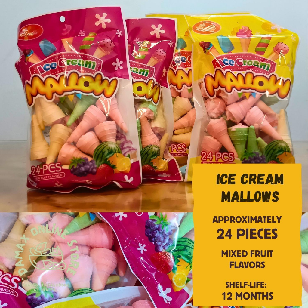 Ice Cream mallows [ 24pcs per pack] | Lootbag Filler, Paninda, Party ...